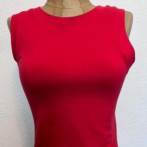 Sleeveless Red Women's Top